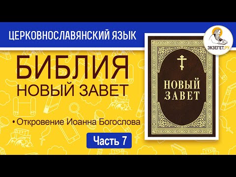 Библия. Новый Завет на церковнославянском языке. Откровение Иоанна Богослова Апокалипсис. Часть 7.