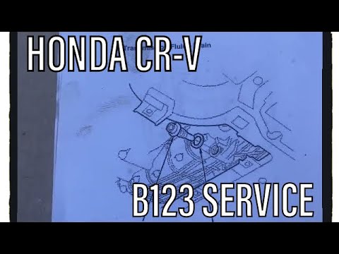 How To Perform Honda CR-V Service B123 - Oil Change, Air Filter, Cabin