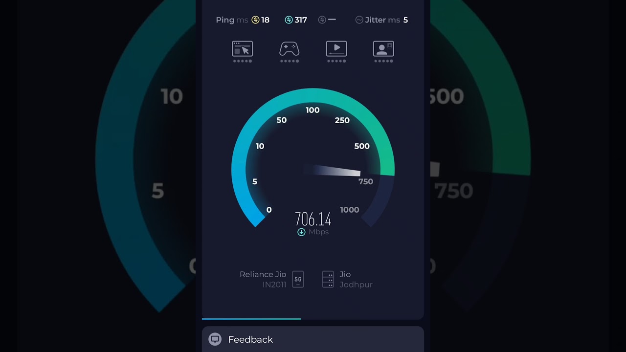 jio 5G speed at Village area in India 