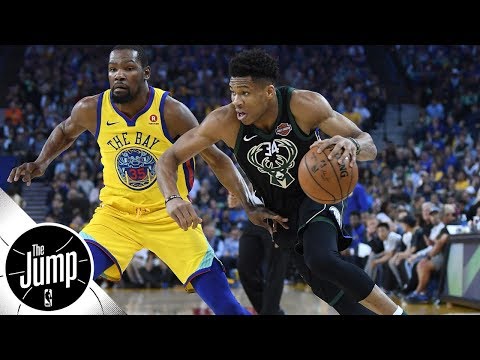 Should Durant, Giannis be tied for 4th on ESPN's NBArank top 10 list? | The Jump | ESPN