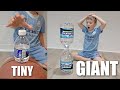 TINY vs GIANT Bottle Flips from $1 to $100