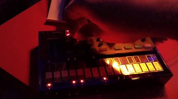 Music Mouse (1987 Amiga software), with midi out to Volca FM.