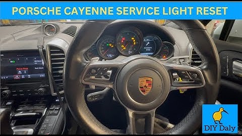 Porsche Cayenne Service Light Reset