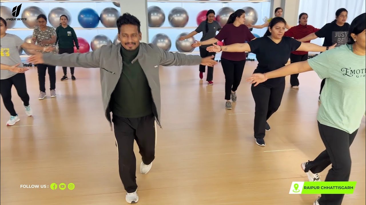 Best Exercise For Full Body Weight Loss | Exercise Video | Zumba Fitness With Unique Beats