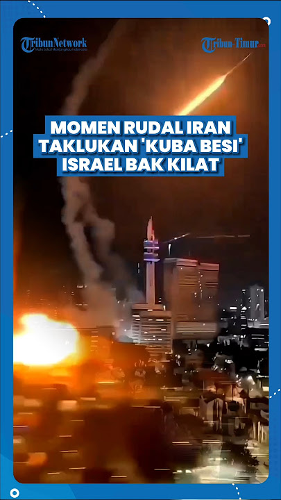 Kuba Besi Israel Tak Mempan! Dahsyatnya Suara Ledakan saat Rudal Iran Gempur Tel Aviv