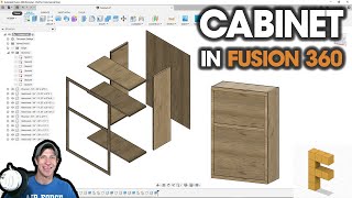 Modeling a Cabinet in Fusion 360 (Fusion 360 Woodworking Tutorial)