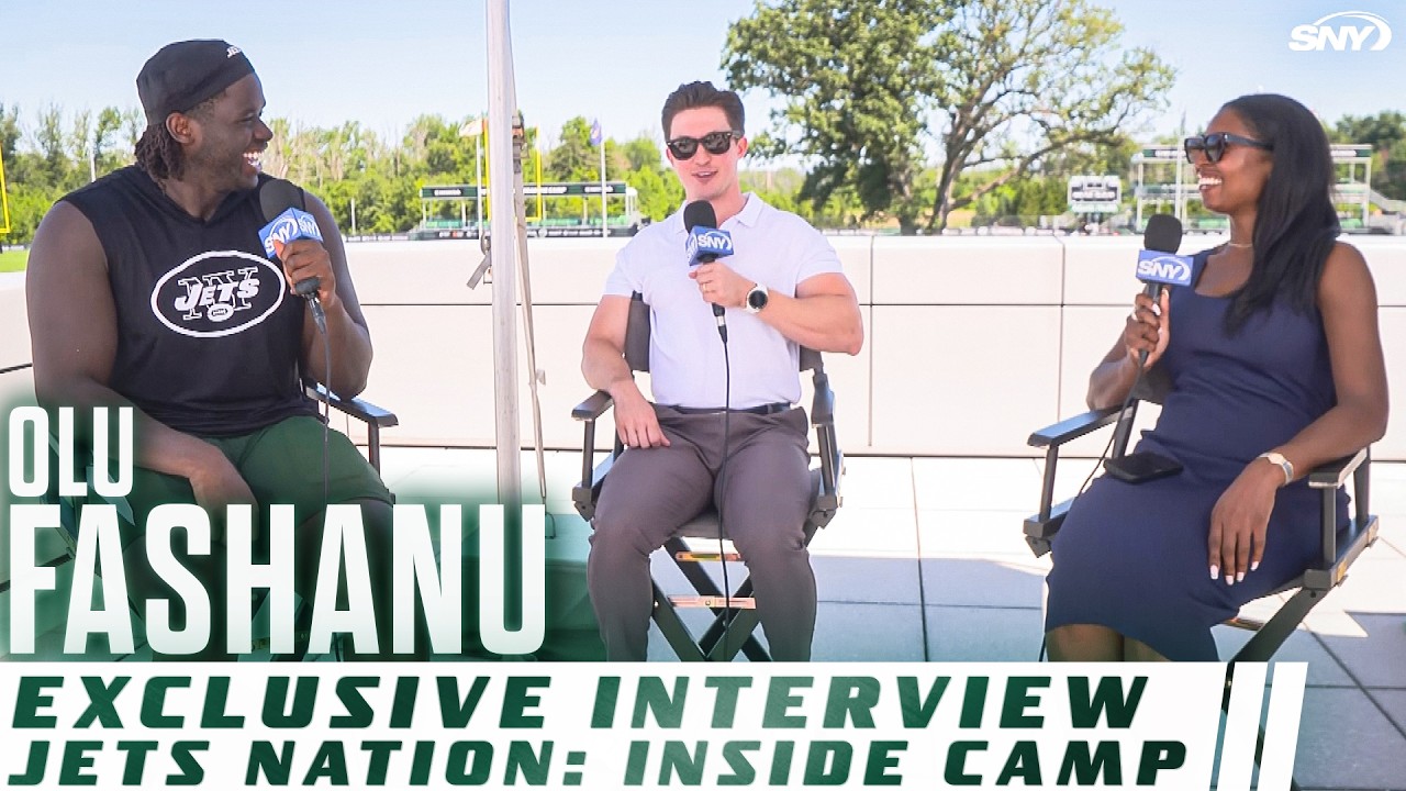 Jets tackle Olu Fashanu previews the new season with SNY, talks about potential team success