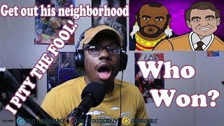Mr T vs Mr Rogers Epic Rap Battles of History REACTION! MR FEELY DELIVERS WHAT