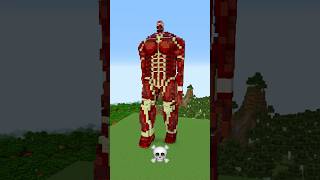 Minecraft Attack on Titan Build Battle - Noob vs Pro vs Hacker vs God #shorts #minecraft