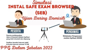 🔴Resmi ‼️ Simulasi Instal Aplikasi Safe Exam Browser (SEB) Ujian Daring Berbasis Domisili PPG 2022