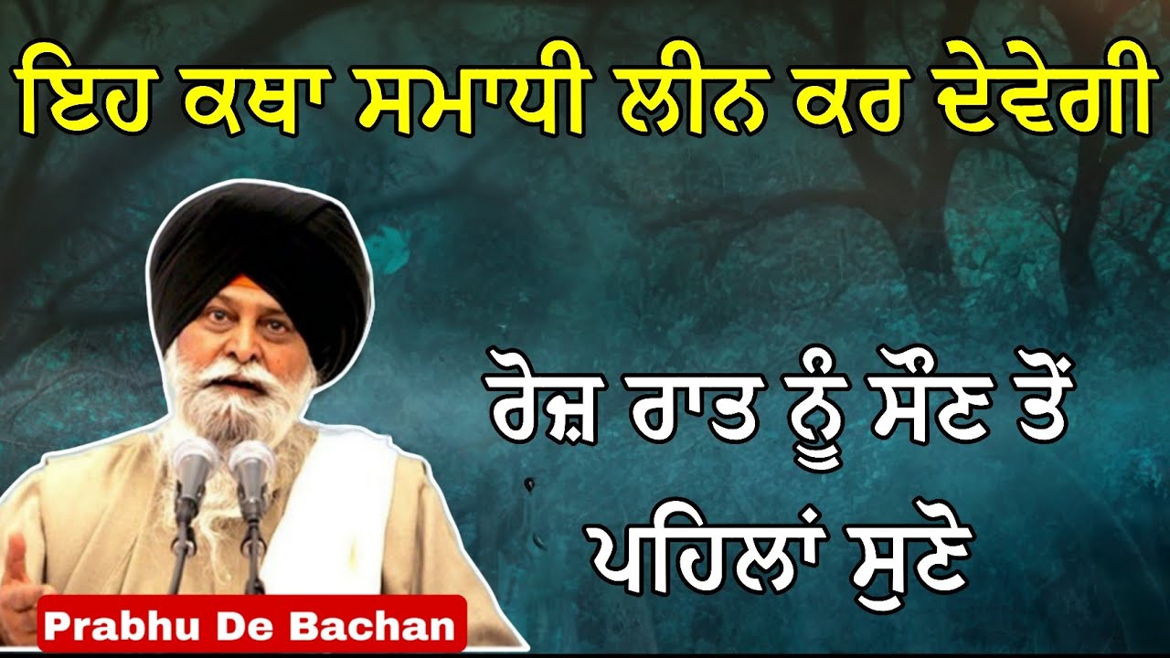 ਇਹ ਕਥਾ ਸਮਾਧੀ ਲੀਨ ਕਰ ਦੇਵੇਗੀ ਰੋਜ਼ ਰਾਤ ਨੂੰ ਸੌਣ ਤੋਂ ਪਹਿਲਾ ਸੁਣੋ| Giani Sant Singh Ji Maskeen Katha #katha