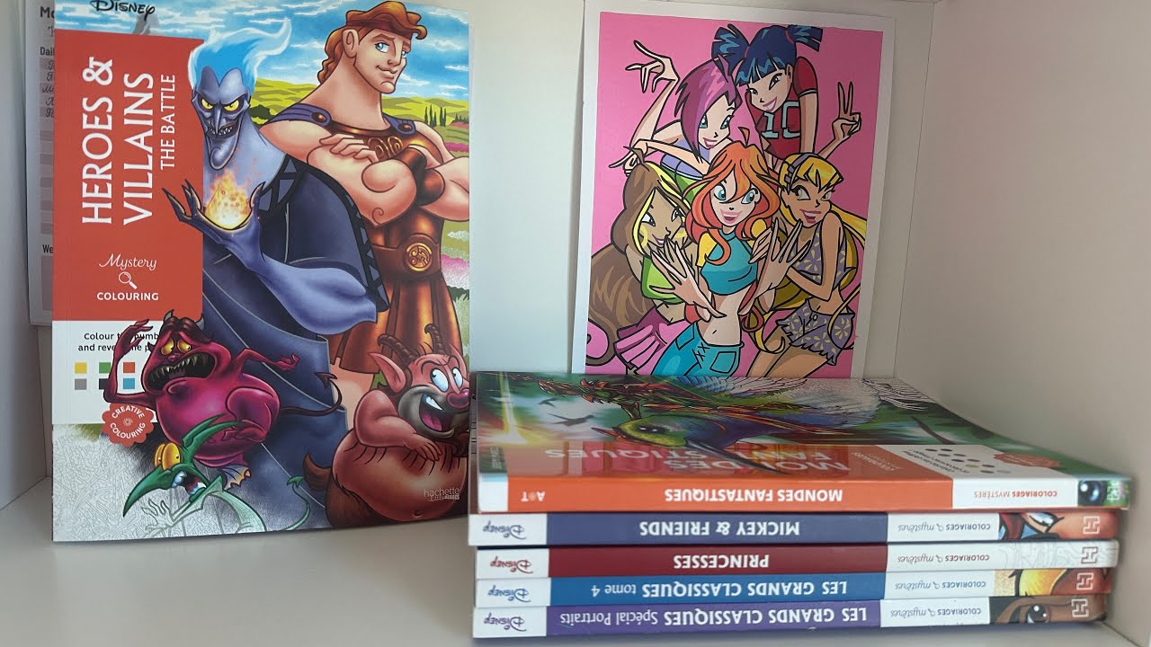 ХОББИ ВЛОГ | Купила новую раскраску за 1300₽🎉 | ГЕРОИ ПРОТИВ ЗЛОДЕЕВ 