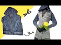 Simple Way to Transform a Jacket With a Poncho