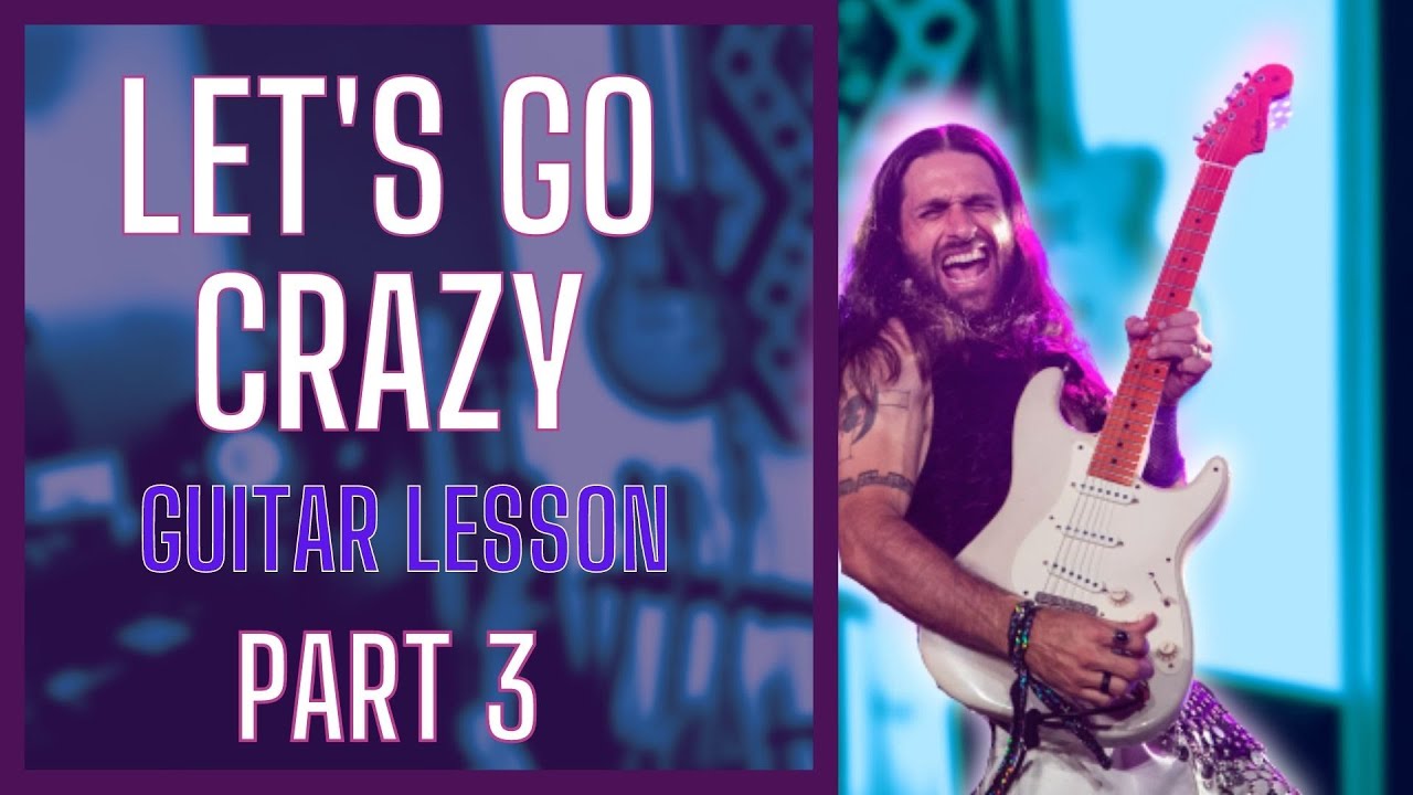 Lets Go Crazy - PRINCE Guitar Lesson - Part 3