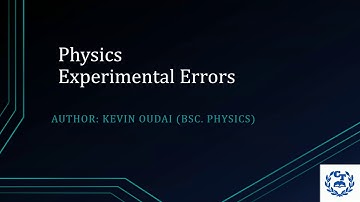 013 Experimental Errors