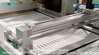 Nasal Swab Assembly Machine - Semi-Auto Nasopharyngeal Swab Production - Throat Swab Manufacturing
