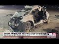 Body-worn camera footage shows driver cited for speeding weeks before he caused crash that killed 9