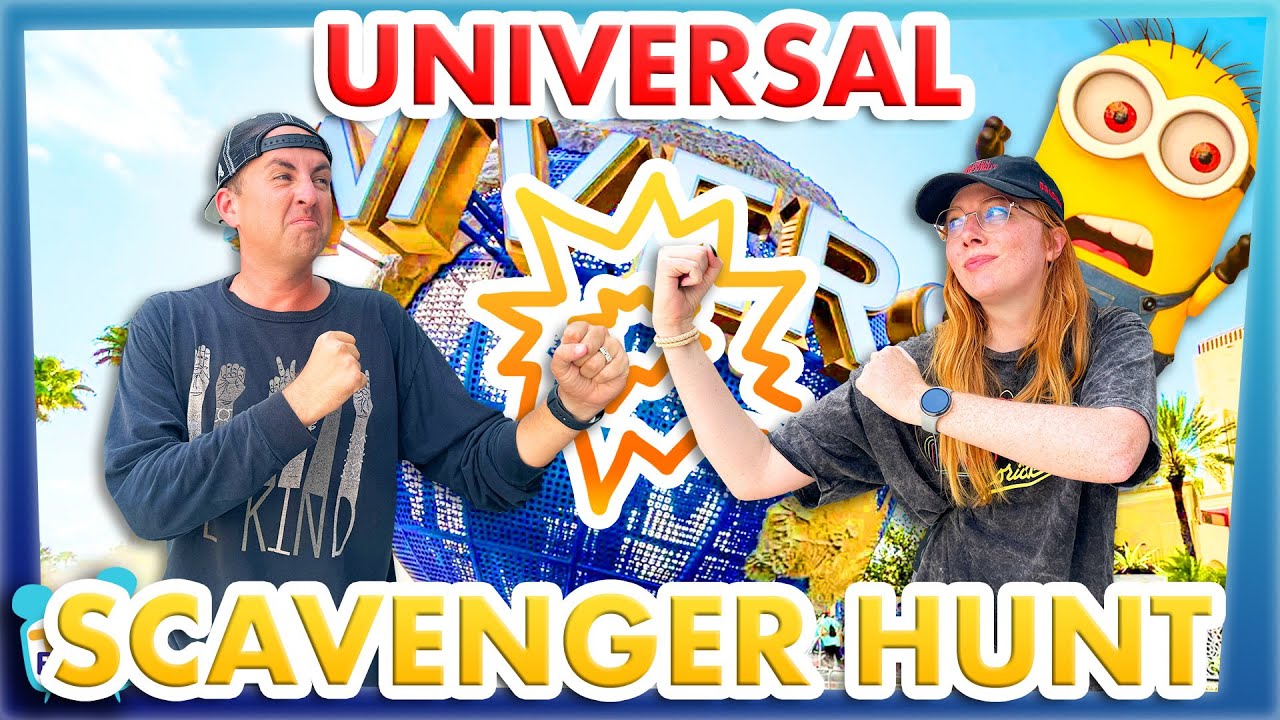 Universal Orlando Scavenger Hunt 1 -- Quincy vs Sage in Universal ...