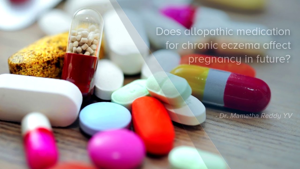 Does allopathic medication for chronic eczema affect pregnancy in