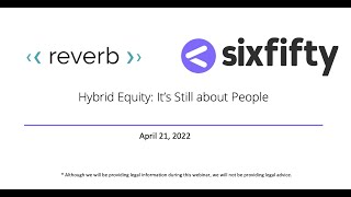 Hybrid Equity: It's still about People