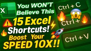 Master Excel Fast with These 15 Shortcuts | Excel Shortcuts 2025 Master Excel Fast With These 15 Shortcuts Excel Shortcuts 2025