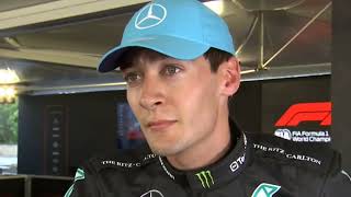 George Russell_s Post-Sprint Interview Azerbaijan GP F1 2023