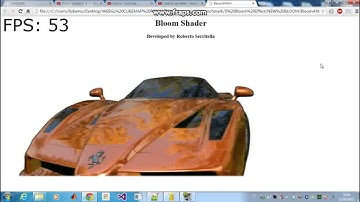 Bloom Shader WebGL my engine