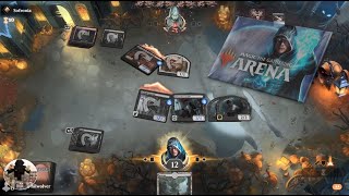 More fights with the black deck in Magic The Gathering Arena