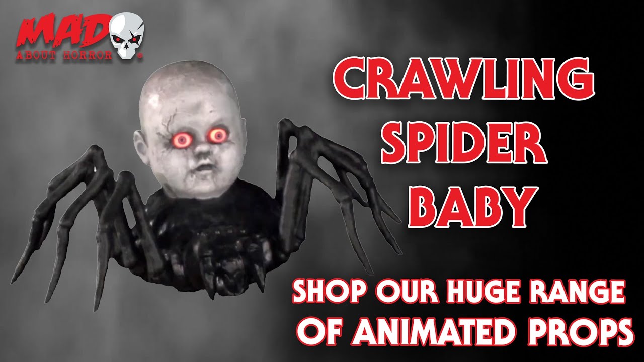 Crawling Baby Spider Animated Prop - Tekky Toys - YouTube