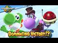 Mario Kart World Balloon Battle Aristocrat Yoshi Gameplay 3 Rounds