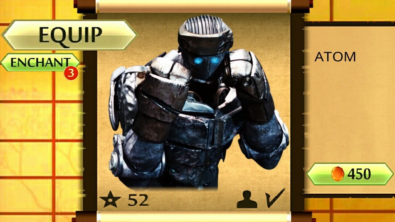 Shadow Fight 2 ATOM [WRB] World Robot Boxing [REAL STEEL] - YouTube
