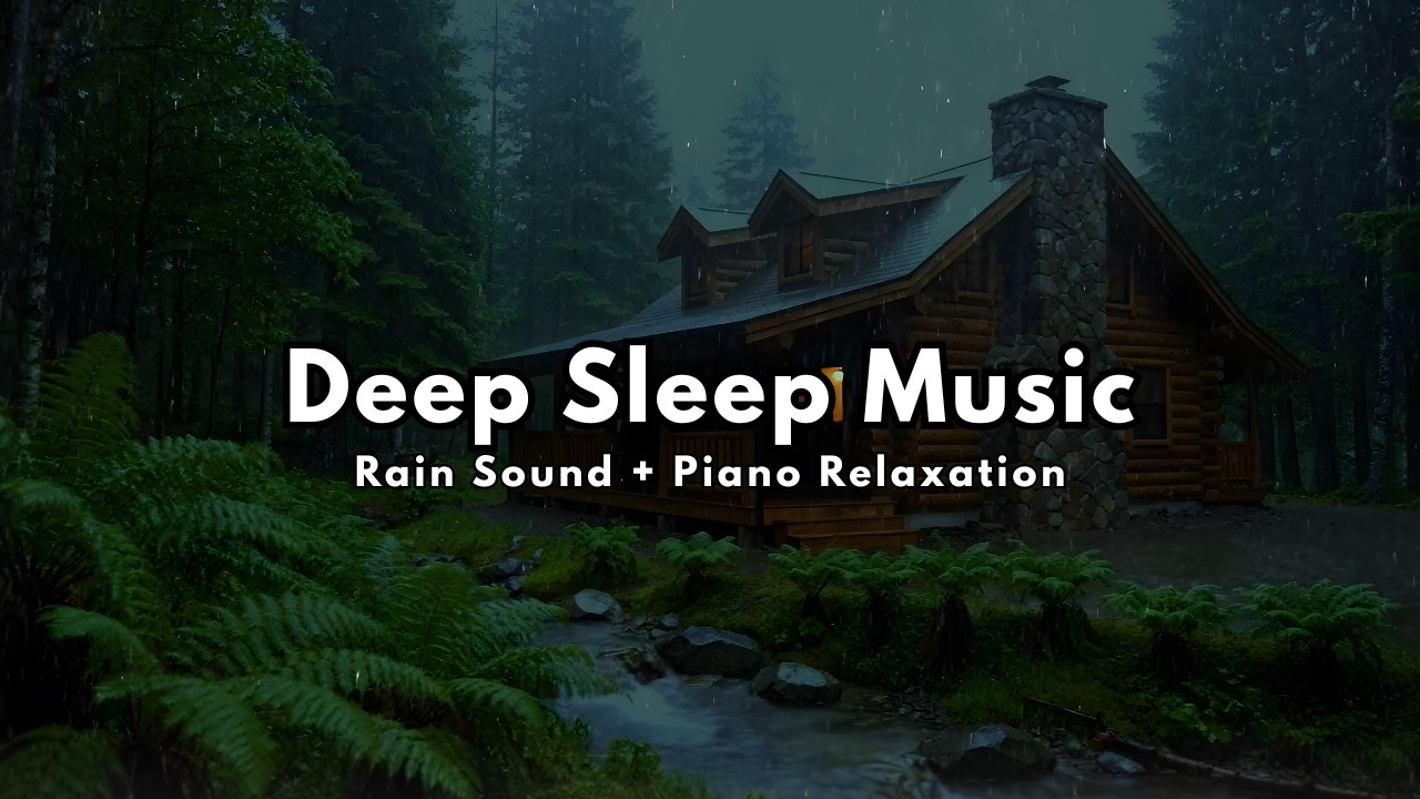 Soft Rain Sounds 🌧️ Relaxing Piano Music for Deep Sleep and Calm Night ...