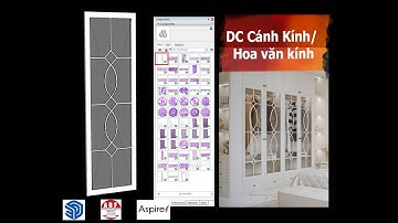 ✨ SketchUp Dynamic Component |Cách Vẽ Cánh Kính có hoa văn | Sketchup ABF #dckhoale