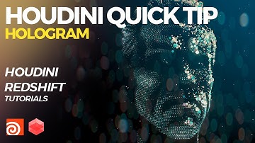 Houdini Hologram Quick Setup With Simple Nodes