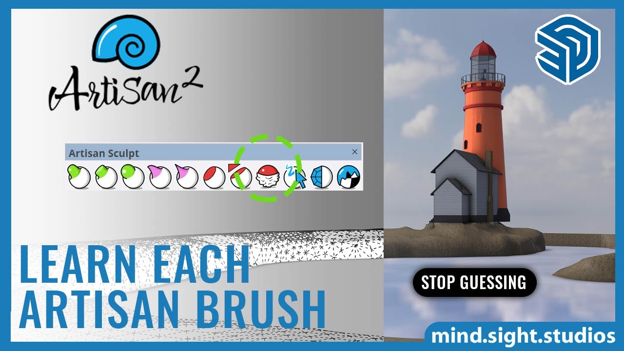 A Complete Guide to Artisan 2 Brushes in SketchUp