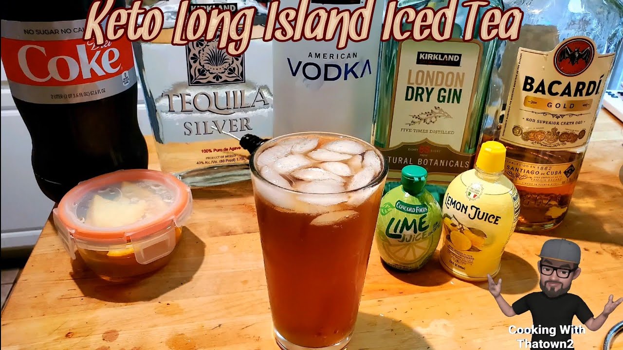 Long Island Iced Tea Keto Sugar Free Homemade Orange Extract