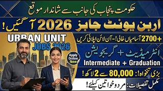 Urban Unit Jobs | District Manager | Survey Supervisor | Enumerator | Complete information | Pay |