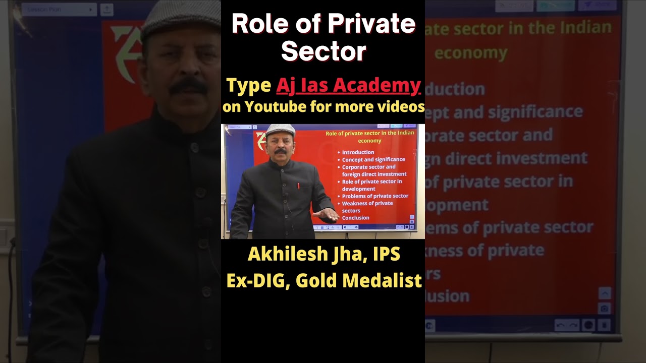 Role of Private sector in the Indian Economy