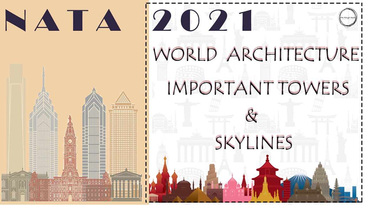IMPORTANT NATA21 PREPARATION |WORLD ARCHITECTURE, TOWERS & SKYLINES |ARCHITECTURAL HISTORY & CITIES