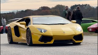Lamborghini Bull Run | Insane Super Cars Pull Up | Filmed With The iPhone 15 Pro Max