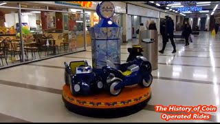 2000s Ride-On Entertainment Coin Operated Roundabout Kiddie Ride - Batman Lo-Boy Carousel