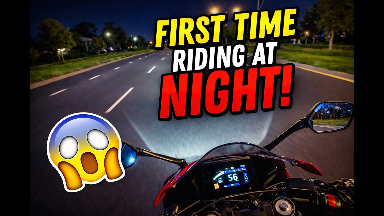 1 Am Riding First Time Riding At Night | Beginner Rider - YouTube