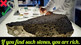 how to identify meteorite stone at home "information about meteorite"