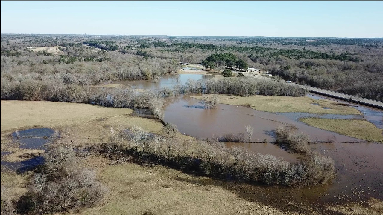 Drone Footage of Neches River Flooding Near Chandler, Texas YouTube