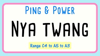 Mixed Voice Vocal Exercise Female | Sing with Power | NYA TWANG