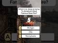Which U.S. State Has America’s Most Famous River Fire? 😳 #shorts #quiz #usa