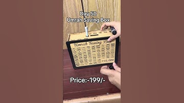 Day 50 Umrah Saving Box
