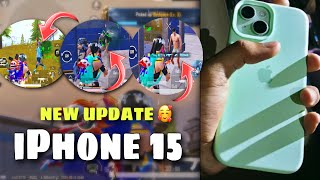 iPhone 15 Bgmi 90 fps✅ Gameplay || 🔱iPhone 15 bgmi gameplay day 02✅