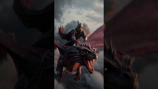 Flying a Dragon Above the Storms 🌩️🐉 #ai #reels #dragon #artificialintelligence #shorts