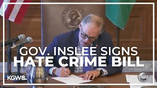 Washington governor signs new hate crime legislation